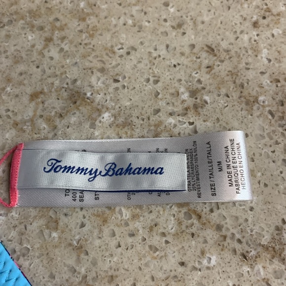 NWOT Tommy Bahama Paisley Keys Reversible Shirred Bikini Bottoms Size XL - Picture 4 of 8